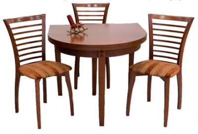 Обеденная зона от Рокос (стол Марго/стул Ева)