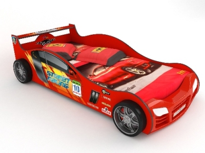 Детская кровать-машинка